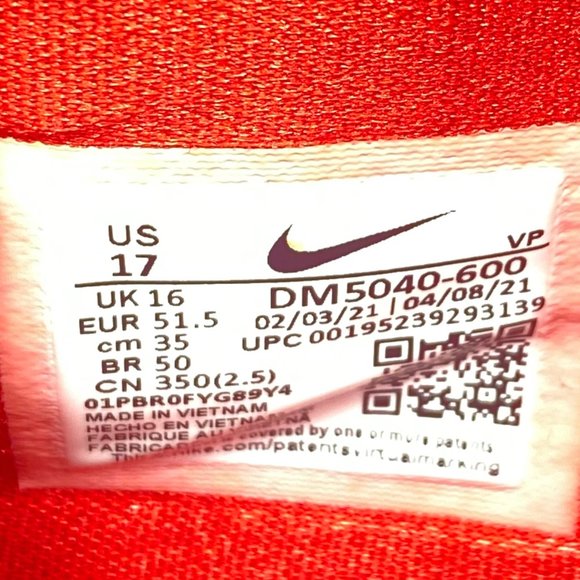 Nike KD14 TB Promo Court Red Shoes Kevin Durant DM5040-600 (Size 17) - Picture 8 of 8